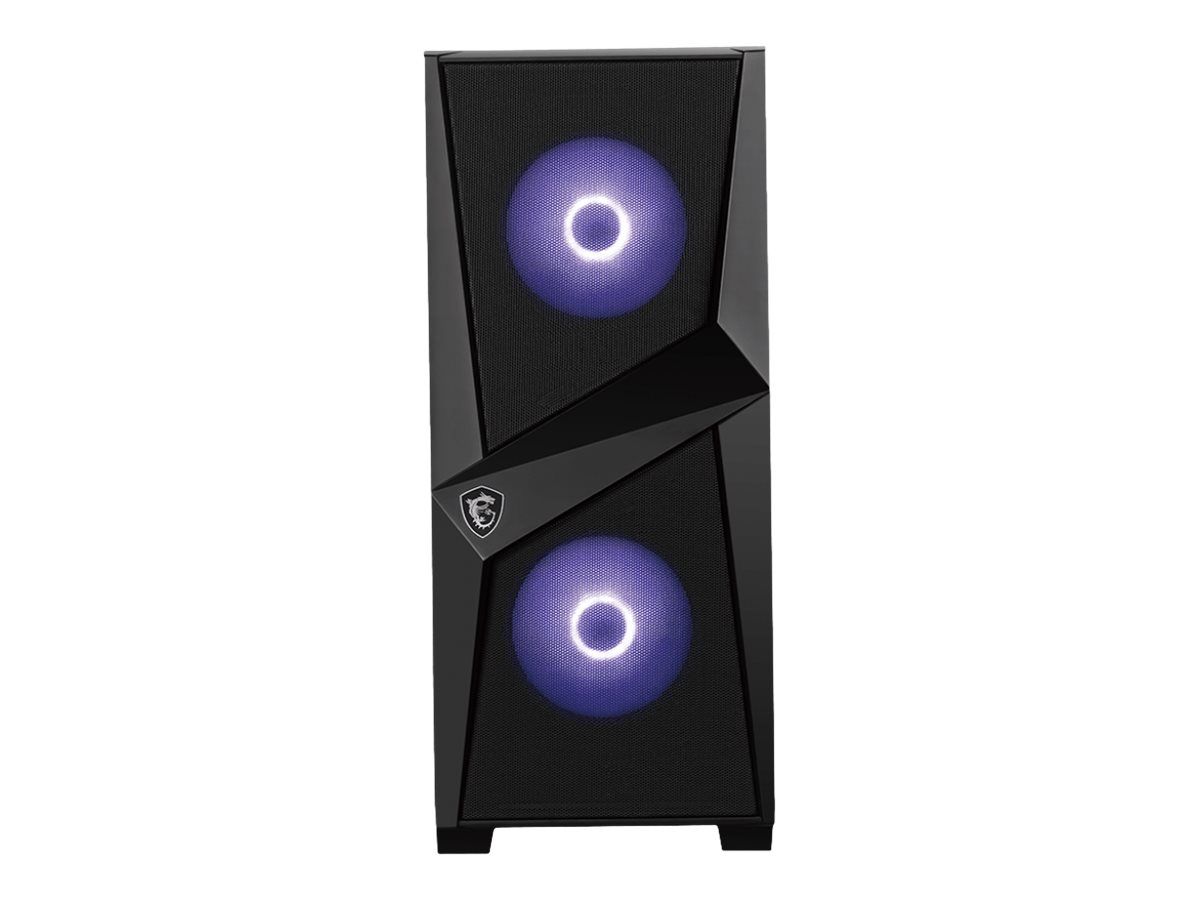 Carcasa MSI MAG FORGE 100M, fara sursa, Middle Tower, Black