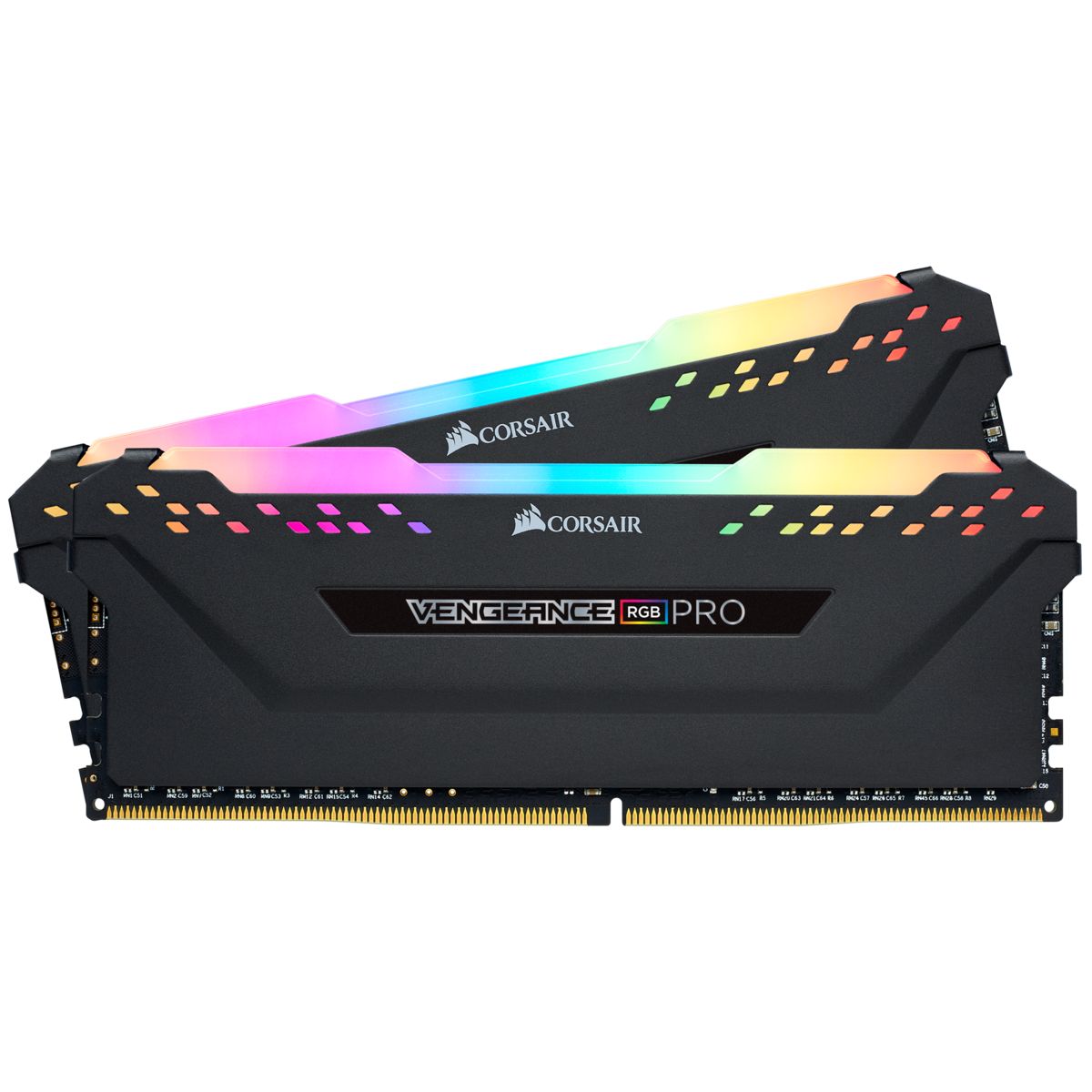CORSAIR CMW16GX4M2Z3200C16 Corsair Vengeance RGB PRO DDR4 16GB (2x8GB) 3200MHz CL16 1.35V XMP 2.0 Black