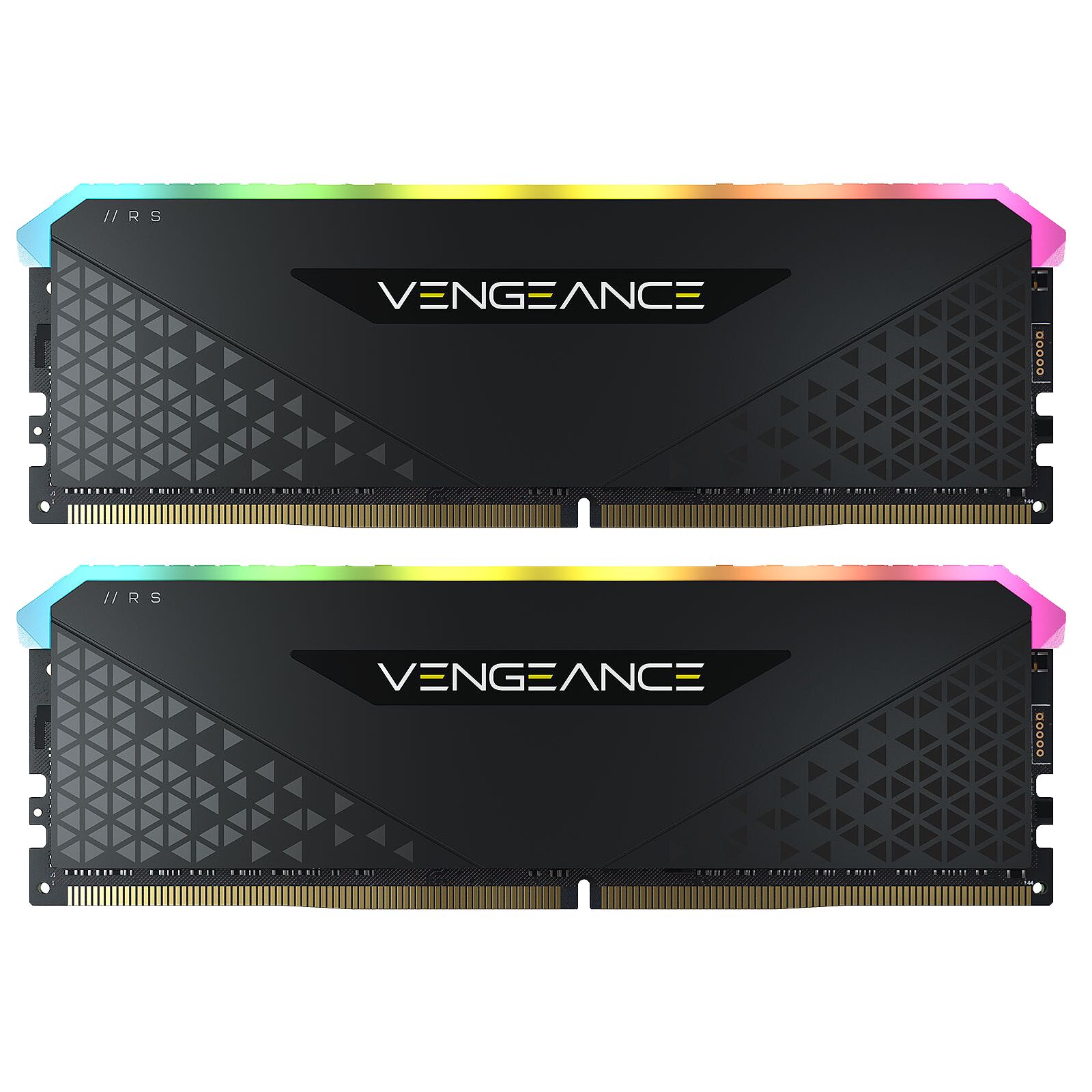 Memorie Corsair Vengeance RS 16 GB DDR4 3200 MHz CL16, kit 2 x 8 GB, XMP 2.0, Negru, RGB