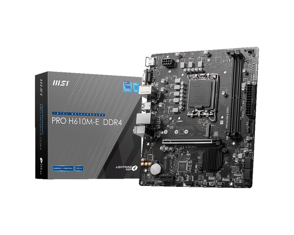 Placa de baza MSI PRO H610M-E LGA1700 DDR4_3