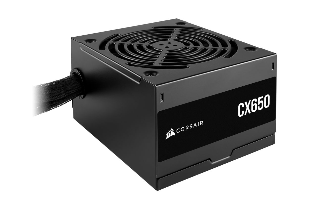 Sursa Corsair CX650 | Putere 650 W | 80+ Bronze | Ventilatie 1 x 120mm | Dimensiune 125 x 150 x 86 mm
