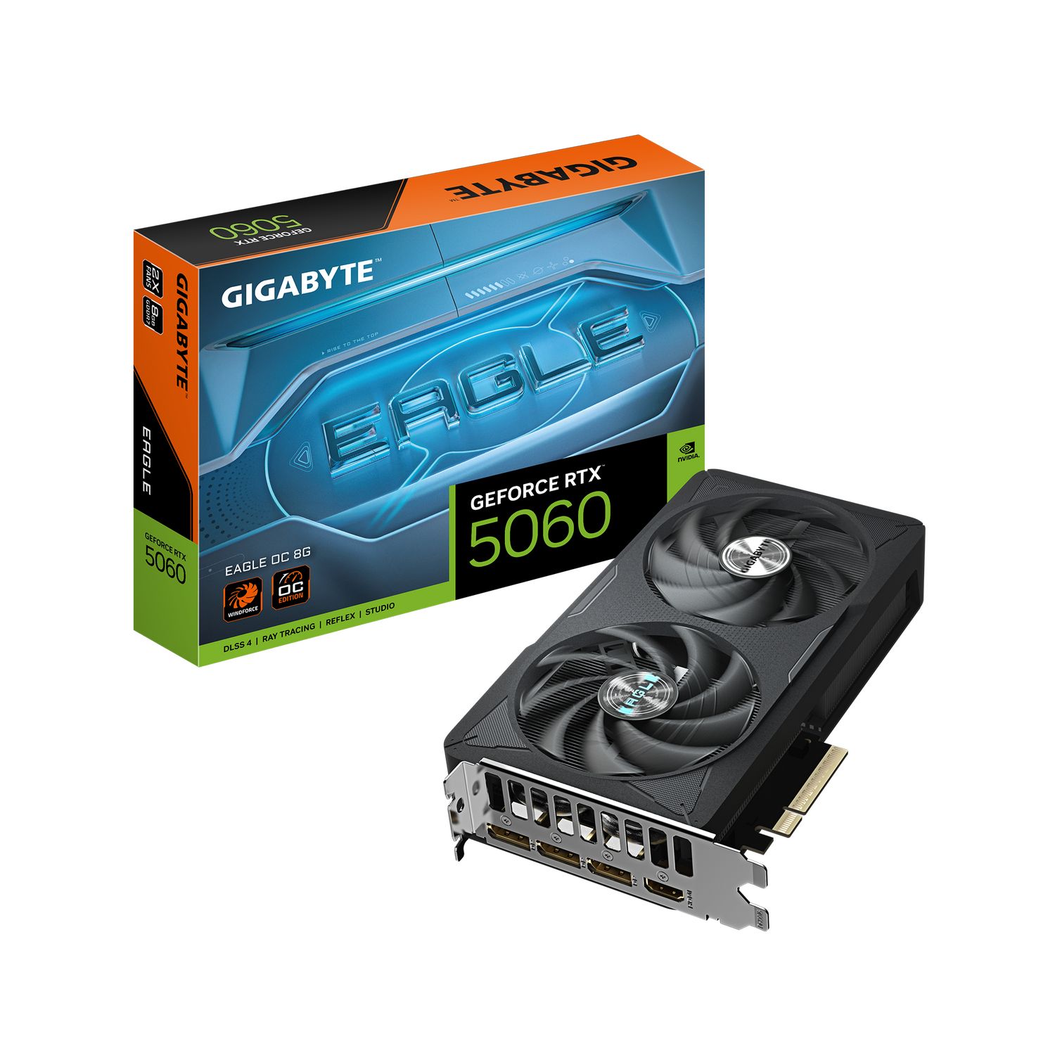 GeForce RTX 5060 EAGLE OC 8G, GDDR7, 128 bit, Negru_5