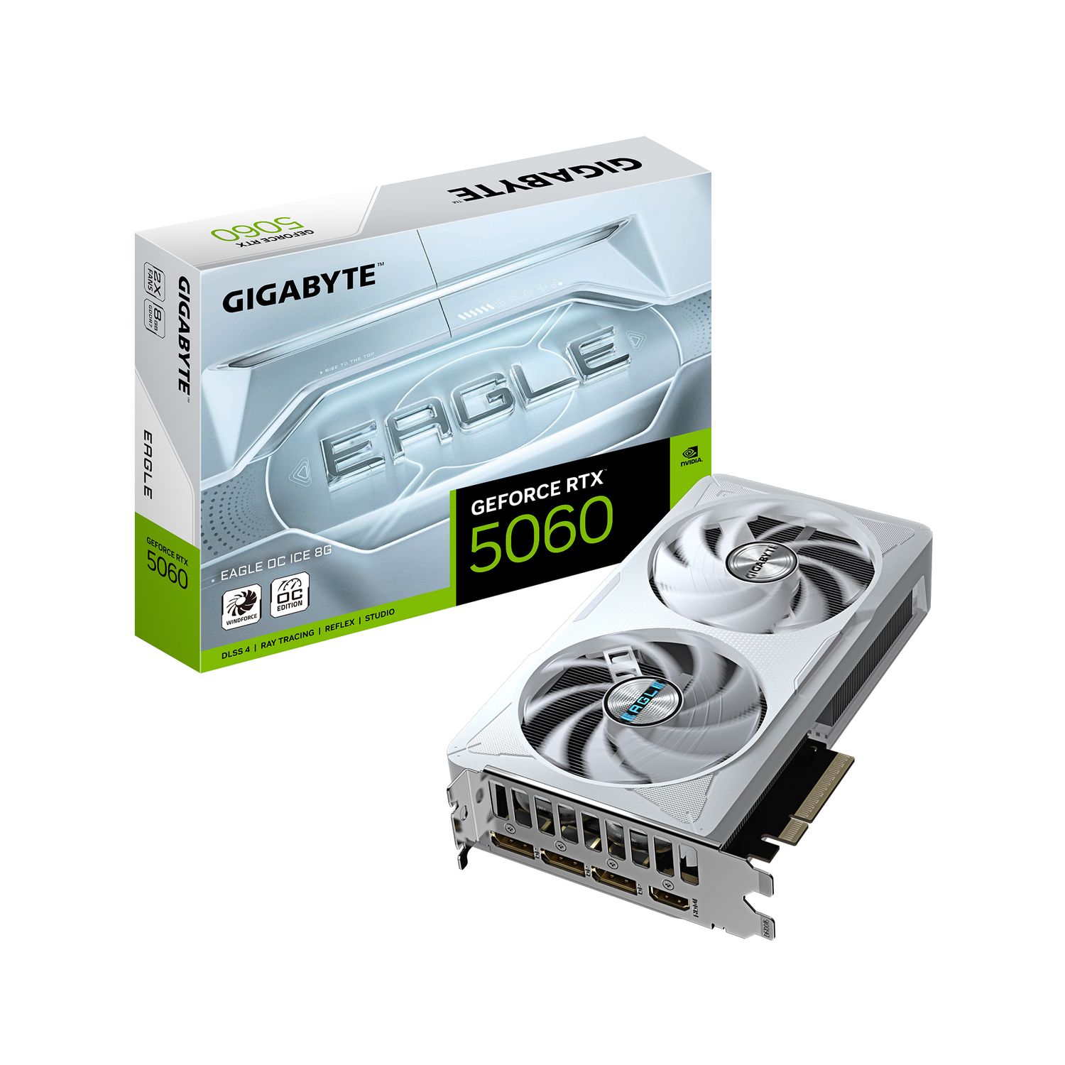 GeForce RTX 5060 EAGLE OC ICE 8G, GDDR7, 128 bit, Alb_6