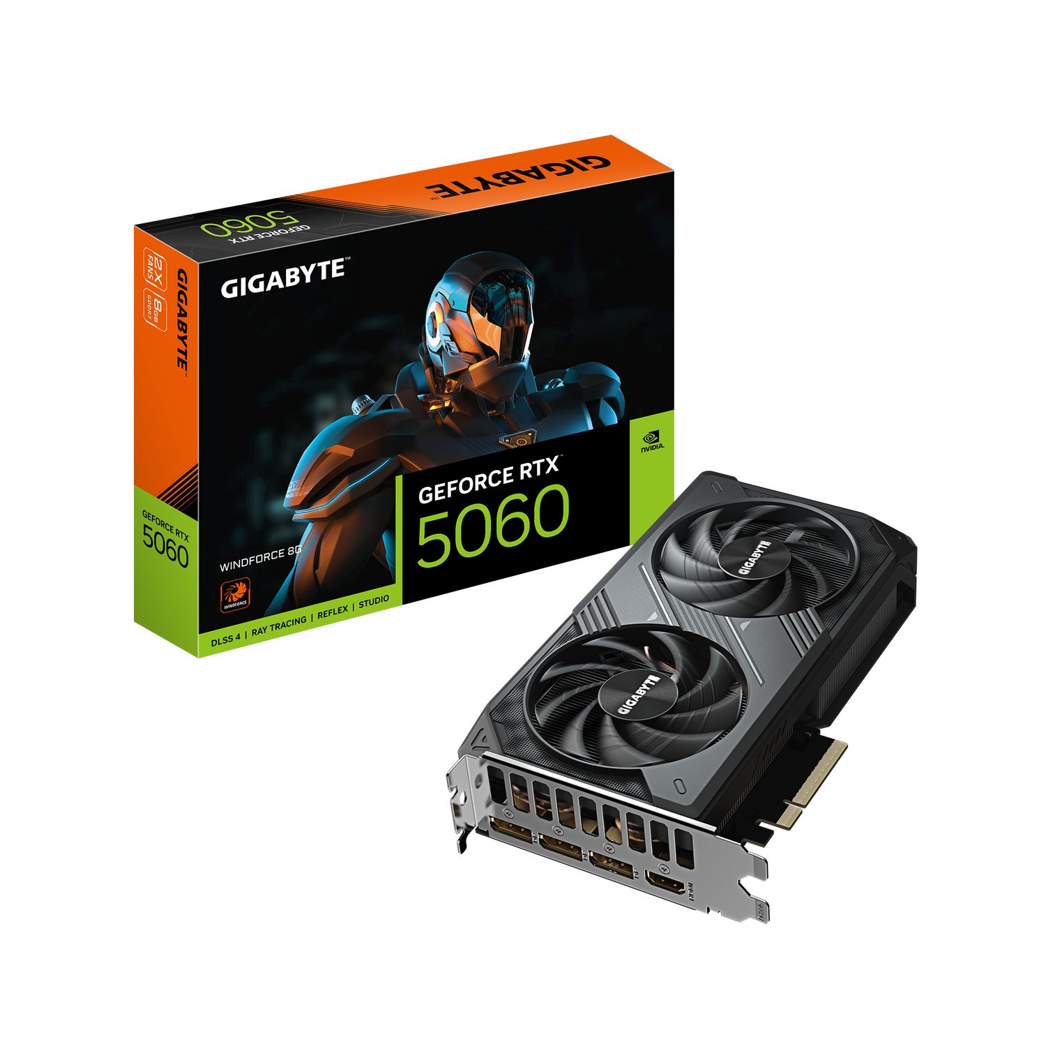 GeForce RTX 5060 WINDFORCE 8G, GDDR7, 128 bit, Negru_5
