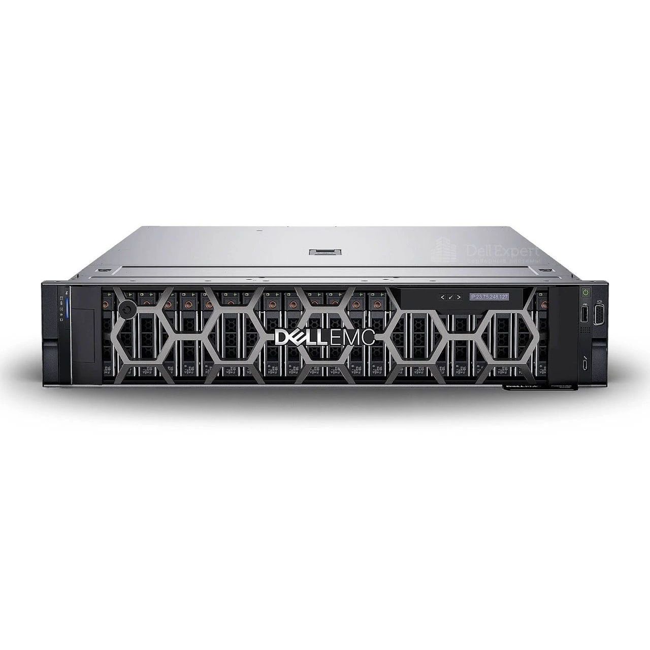 Server DELL PowerEdge R550, Rack 2U, Intel Xeon Silver 4314 (16 C / 32 T, 2.4 GHz - 3.4 GHz, 24 MB cache, 135 W), 64 GB DDR4 ECC, 2 x 480 GB SSD, 2 x 960 GB SSD, 8 x LFF, DELL PERC H755, 2 x 700 W, Fara sistem de operare_10