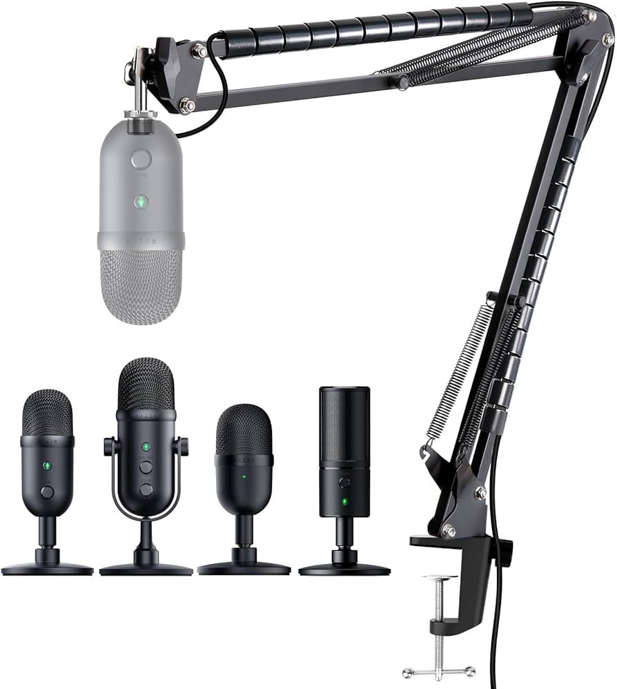 ProArm 2 professional arm stand for microphones
- supported table thickness: max 62mm
- loading weight: max 1.5kg
- hidden cable management system:&ampnbsp standard XLR and USB cables
- adapter type included: 3/8&ampquot to 5/8&ampquot
- approximate length: 94cm
- material: engineered metal alloy
- color: black

&ampnbspProArm 2 is a foldable, professional arm stand with innovative design for Broadcasting, Studio, Voice Sound Recording, Home Studio, Gaming, Streaming, etc.
&ampnbspThe foldable design and hidden cable management system (fits all standard XLR and USB cables) creates a space that looks sleek, organized, and aesthetically refined. The super strong mounting clamp can support max table thickness of 62mm.&ampnbsp
&ampnbspIt is specially designed for live streaming and video production to save the desktop from the mess of tangled cables and free up a lot of space.
&ampnbspWith the 3/8&ampquot to 5/8&ampquot adaptor, it can attach most shock mounts and pro misrophones.The loading weight reaches up to 1.5kg.
&ampnbspThe simple and stylish appearance helps you to enjoy creatin professionally.
Packaging: box 1 pc.