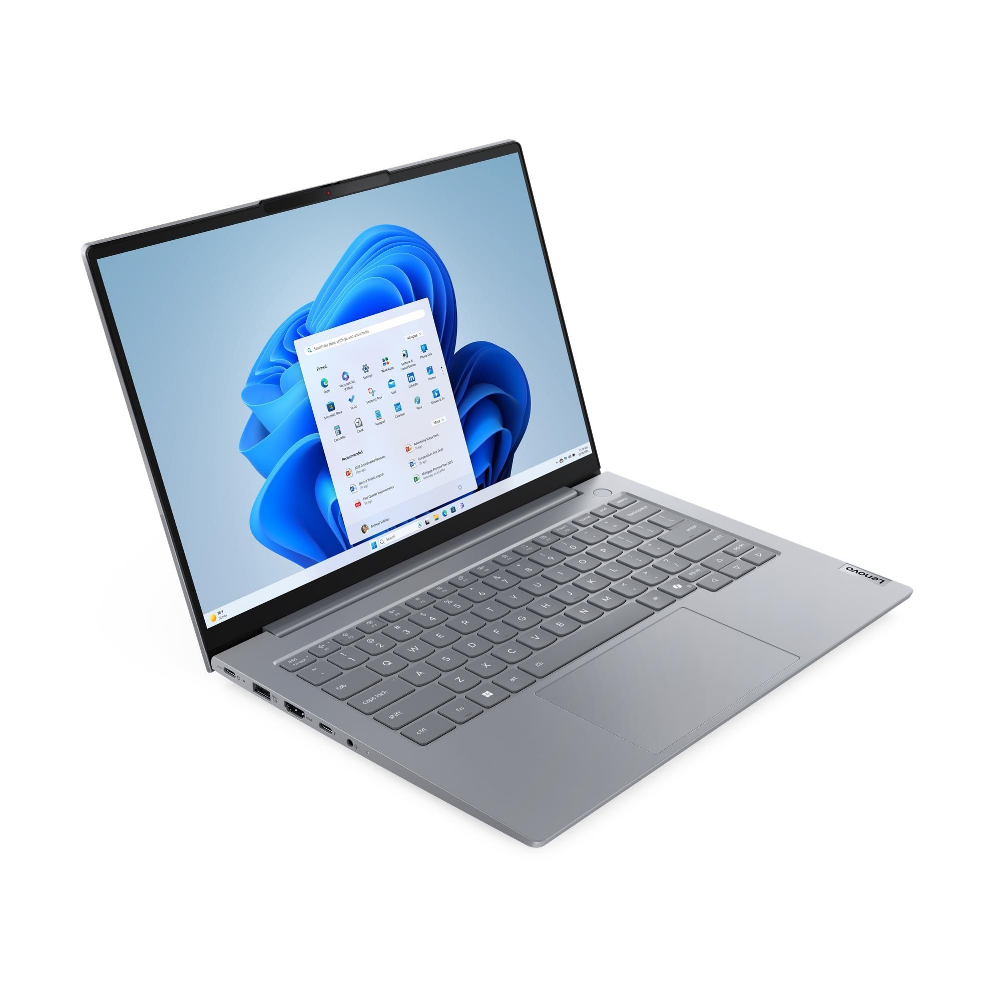 Lenovo ThinkBook 14 G8 IRL Intel® Core™ i5 i5-13420H Laptop 35.6 cm (14 ) WUXGA 16 GB DDR5-SDRAM 512 GB SSD Wi-Fi 6E (802.11ax) Windows 11 Pro English Grey_1