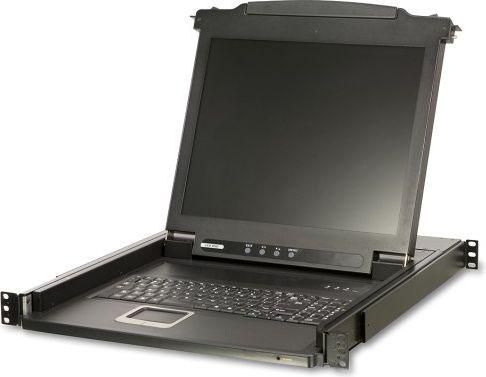 ATEN CL1000M-ATA-AG konsola KVM LCD 17 + keyboard + touchpad 19 1U_1